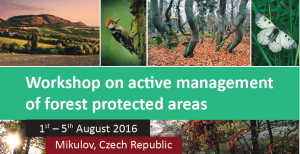 Workshop forest management, europarc, protected areas