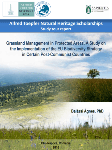 Grassland Management in Protected Areas