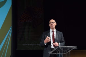 John Swinney speaking about the importance of Youth involvement in Protected Areas
