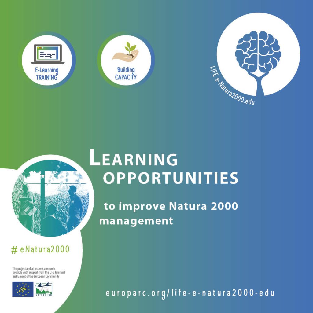 Life E Natura2000 Edu Building Capacity Through Innovative Training Tools Europarc Federation