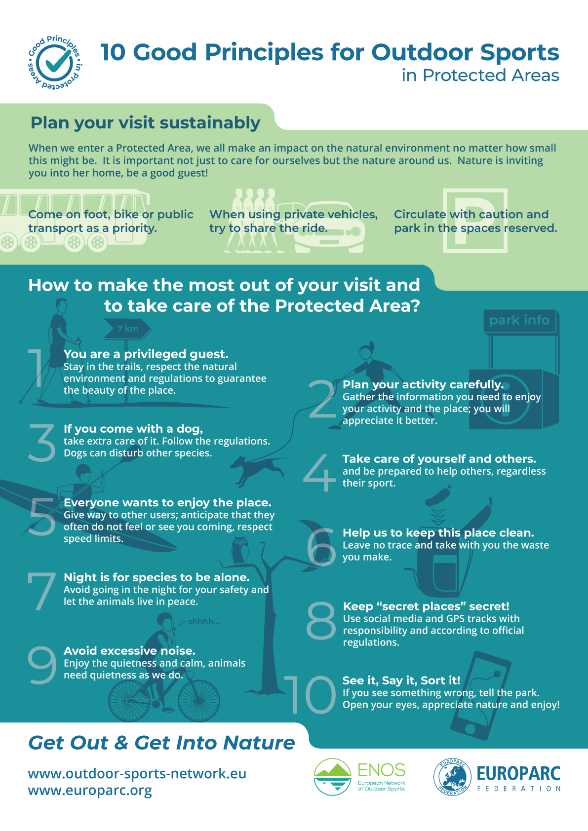 10 Good Principles for Outdoor Sports in Protected Areas EUROPARC
