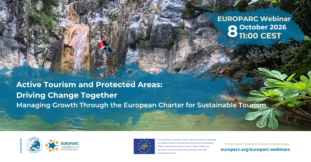 Webinar | Active Tourism and Protected Areas: Driving Change Together Managing Growth Through the European Charter for Sustainable Tourism